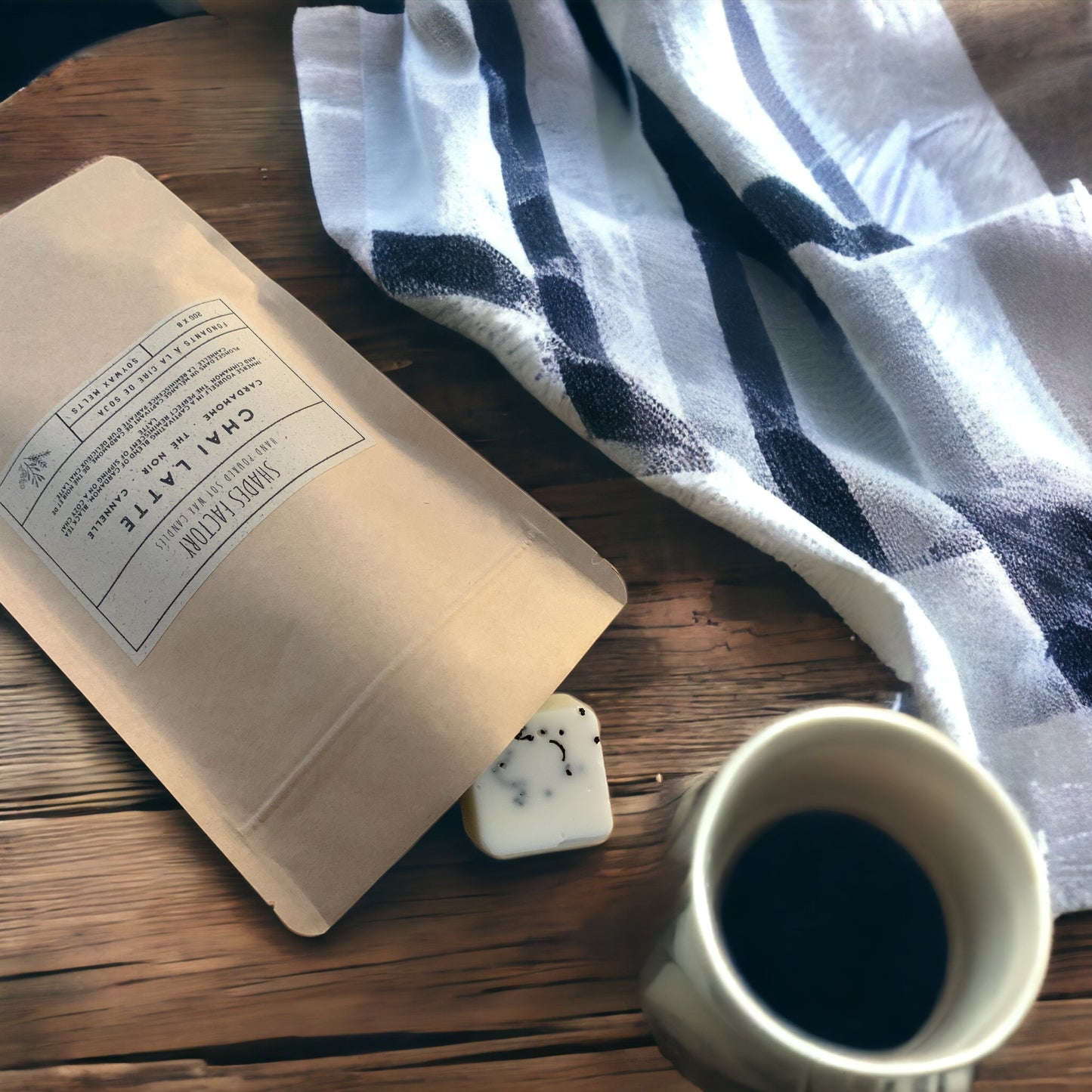 Wax melts CHAI LATTE I Handmade with soy wax I Pack of 8