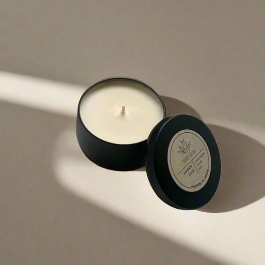 Amber Oud Candle I A Luxurious Ode to Arabian Perfumes
