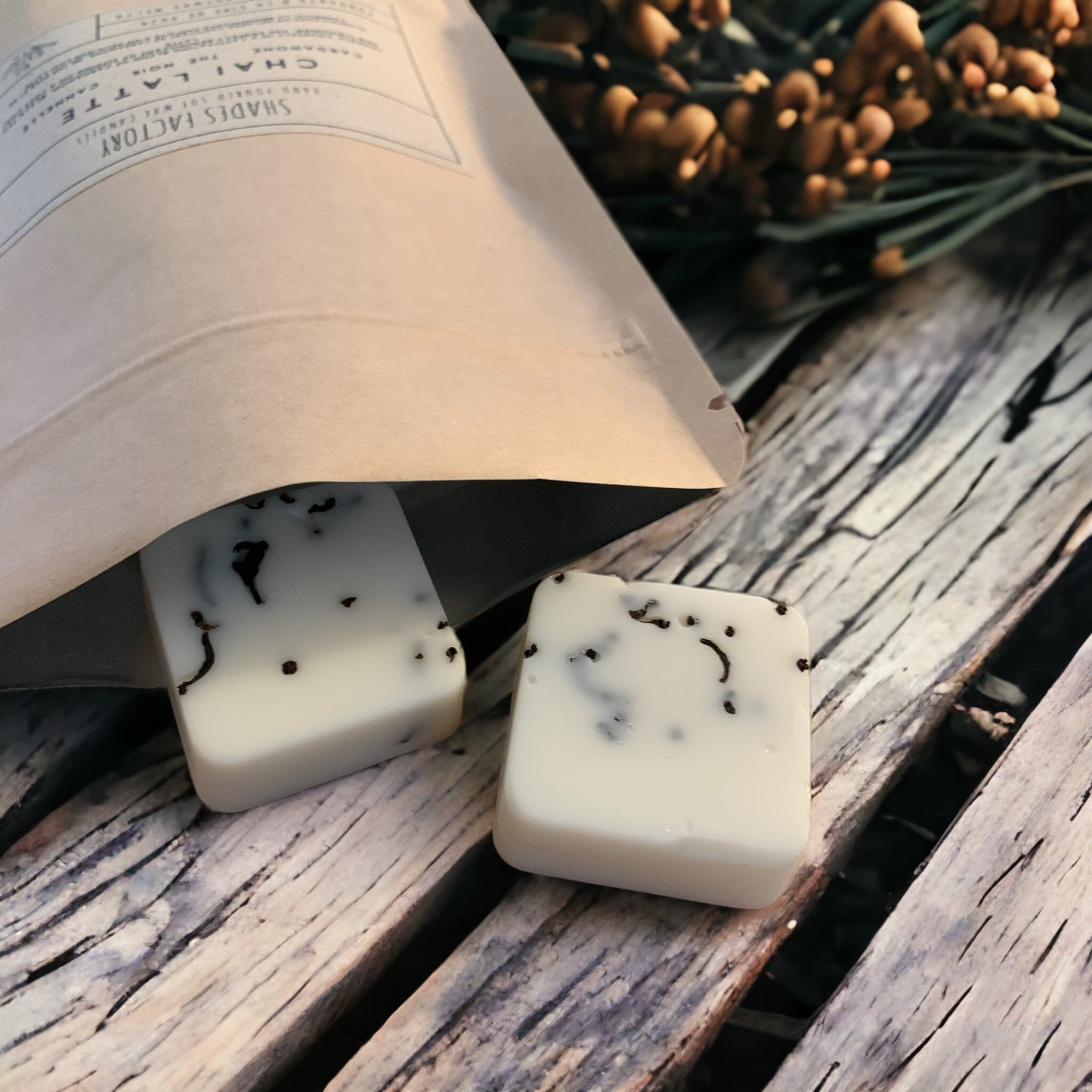 Wax melts CHAI LATTE I Handmade with soy wax I Pack of 8