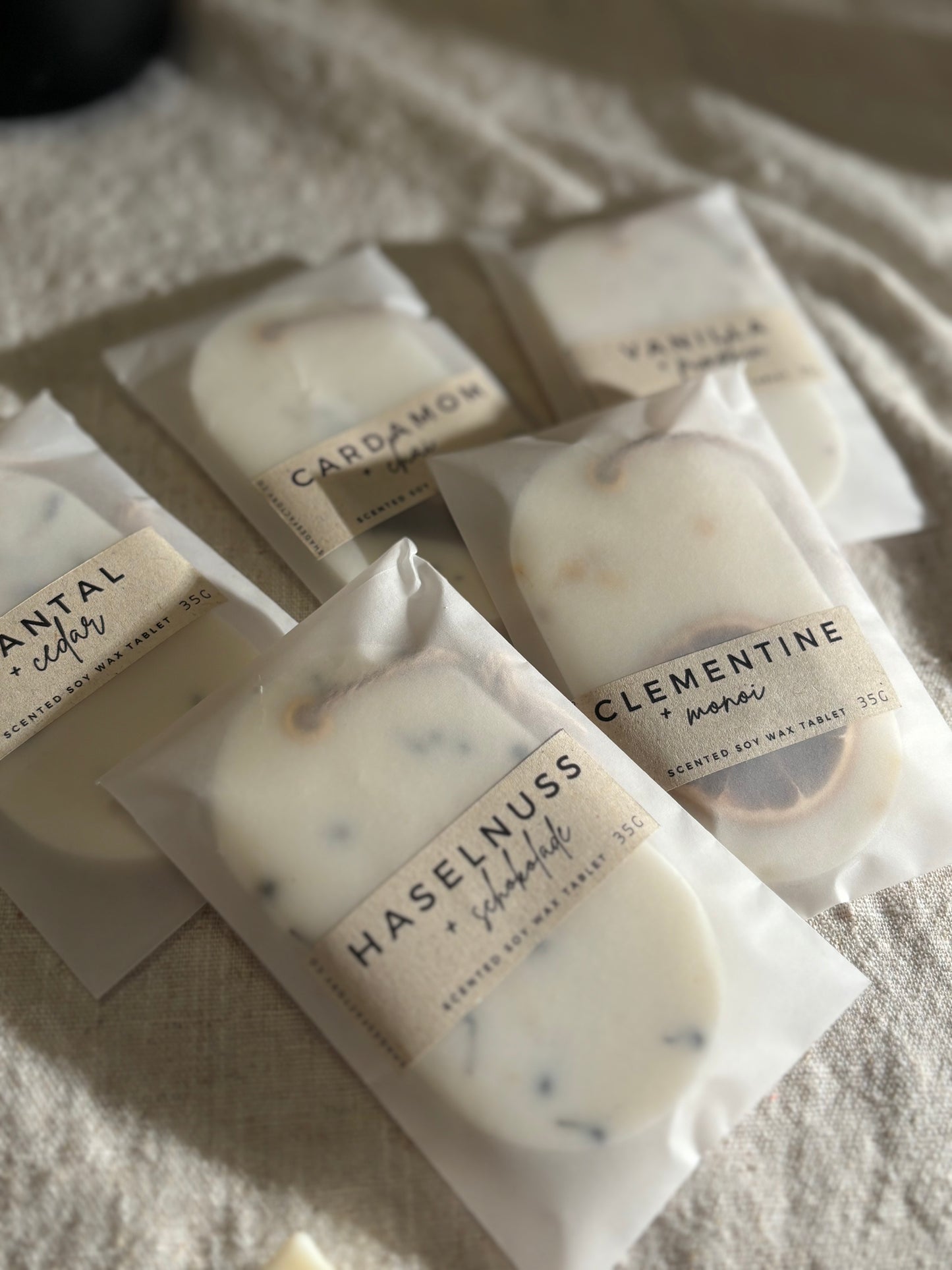 Scented Soy Wax Tablets | Natural Air Fresheners for Home & Office