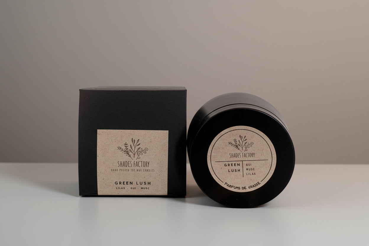 Green Lush Candle | Inspired by the Essence of Lilac & Mistletoe