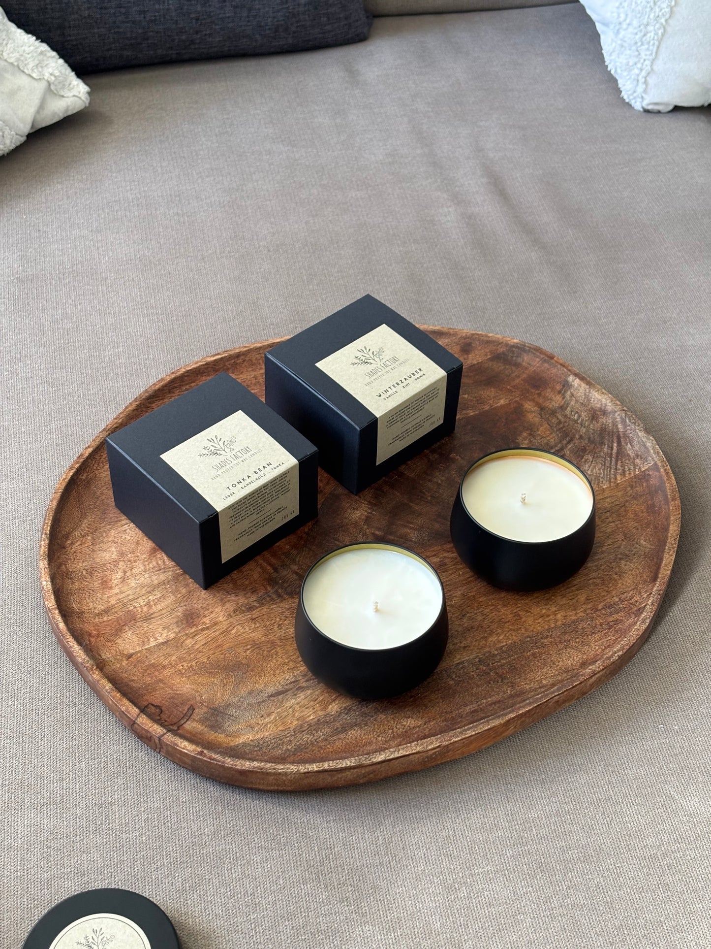 Tonka Bean Candle | A Sensual Blend of Leather, Musk & Woody Notes