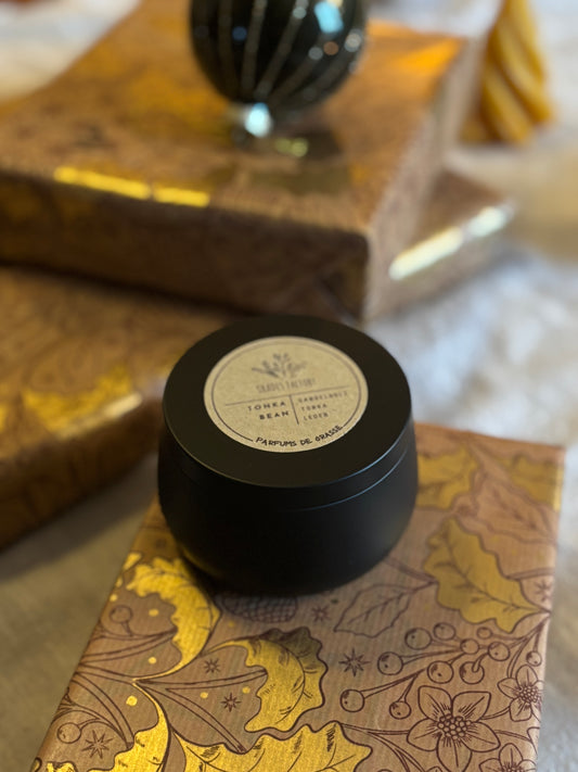 Tonka Bean Candle | A Sensual Blend of Leather, Musk & Woody Notes