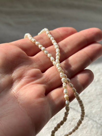 Freshwater Pearl Necklace – Natural white | Sterling Silver 925 Clasp