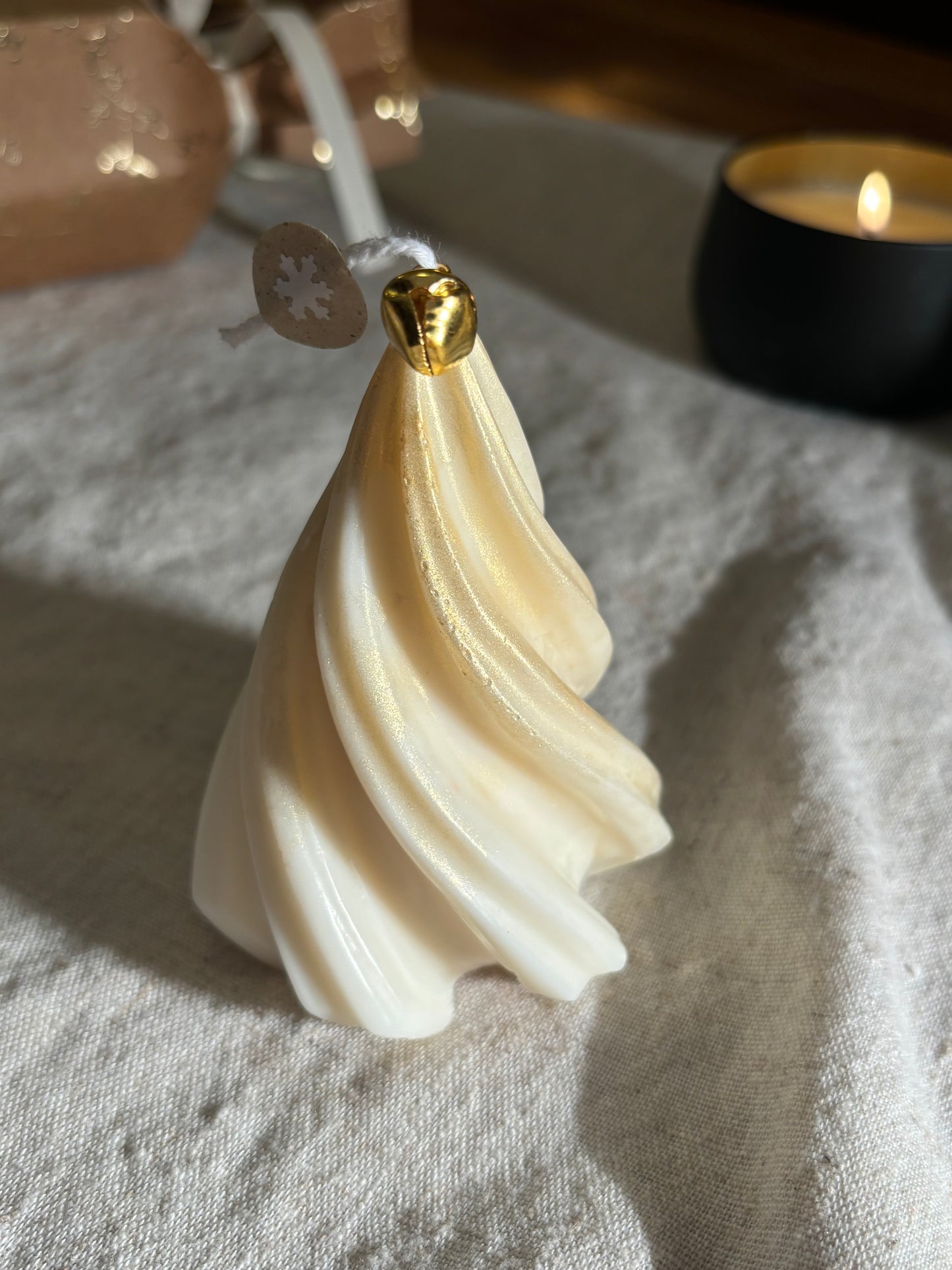 Christmas Tree Candle | Handcrafted 3D Unscented Candle | Festive Decoration