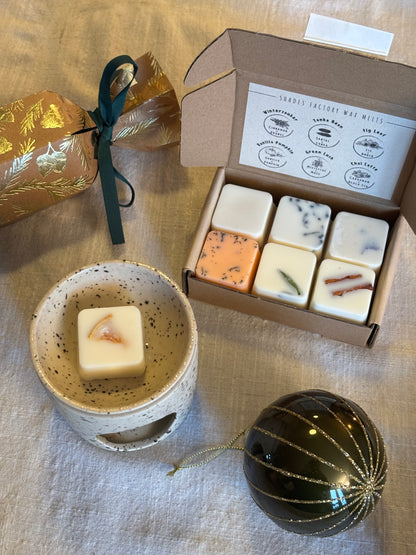 Wax Melts Box: Winter Edition I 12 Fragrant Melts in 6 Exquisite Varieties | Handcrafted with French fragrances