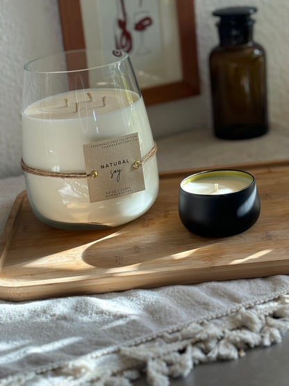 Unscented | Biggie 1.5kg Extra-Large 4-Wicks Candle - Summer Candle