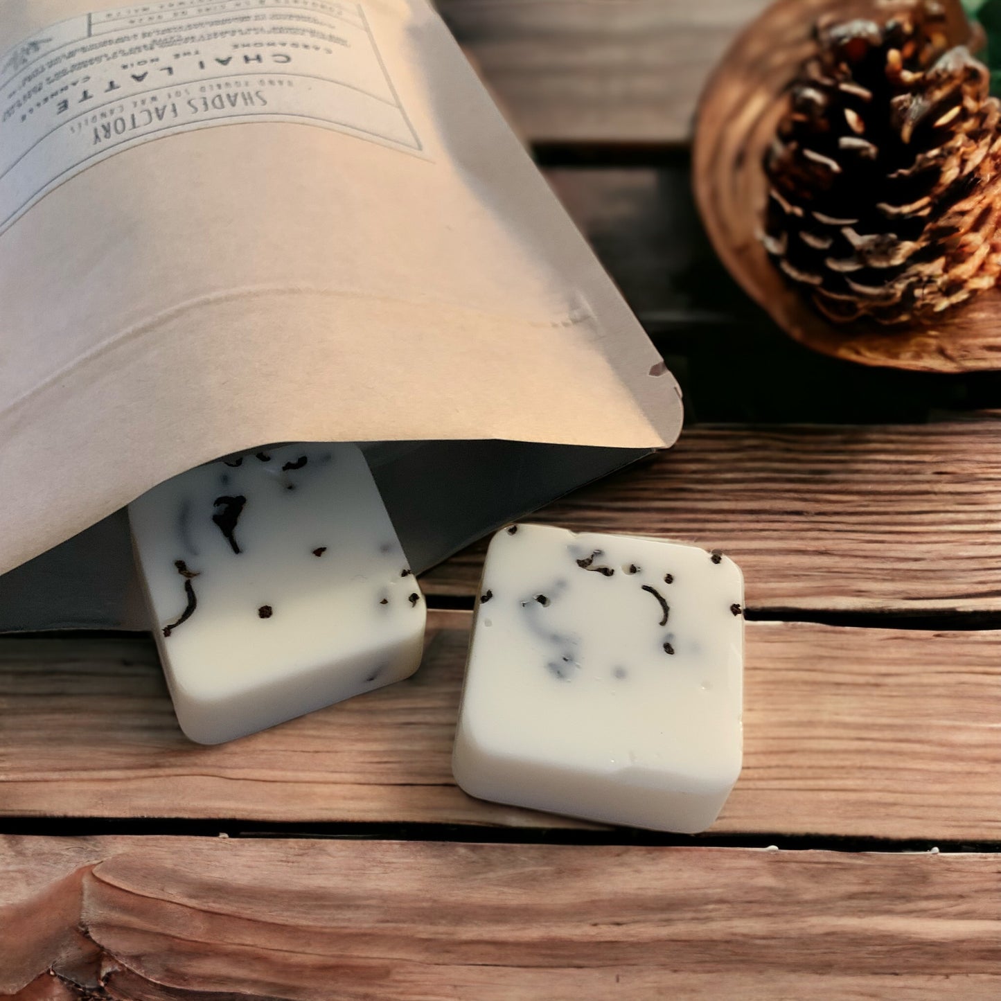 Wax melts CHAI LATTE I Handgefertigt mit Sojawachs I 8er Pack 